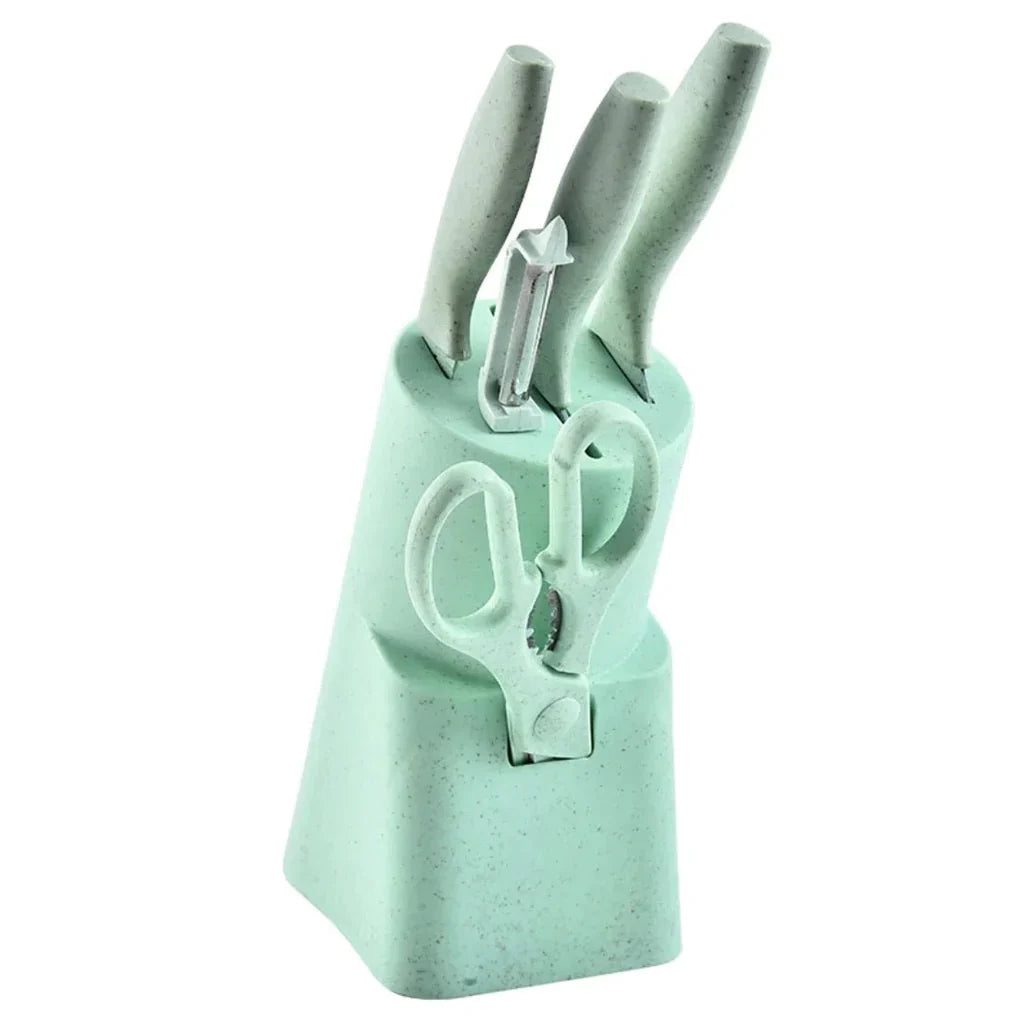 Pastel 6pcs Corrugated Kitchen knife set