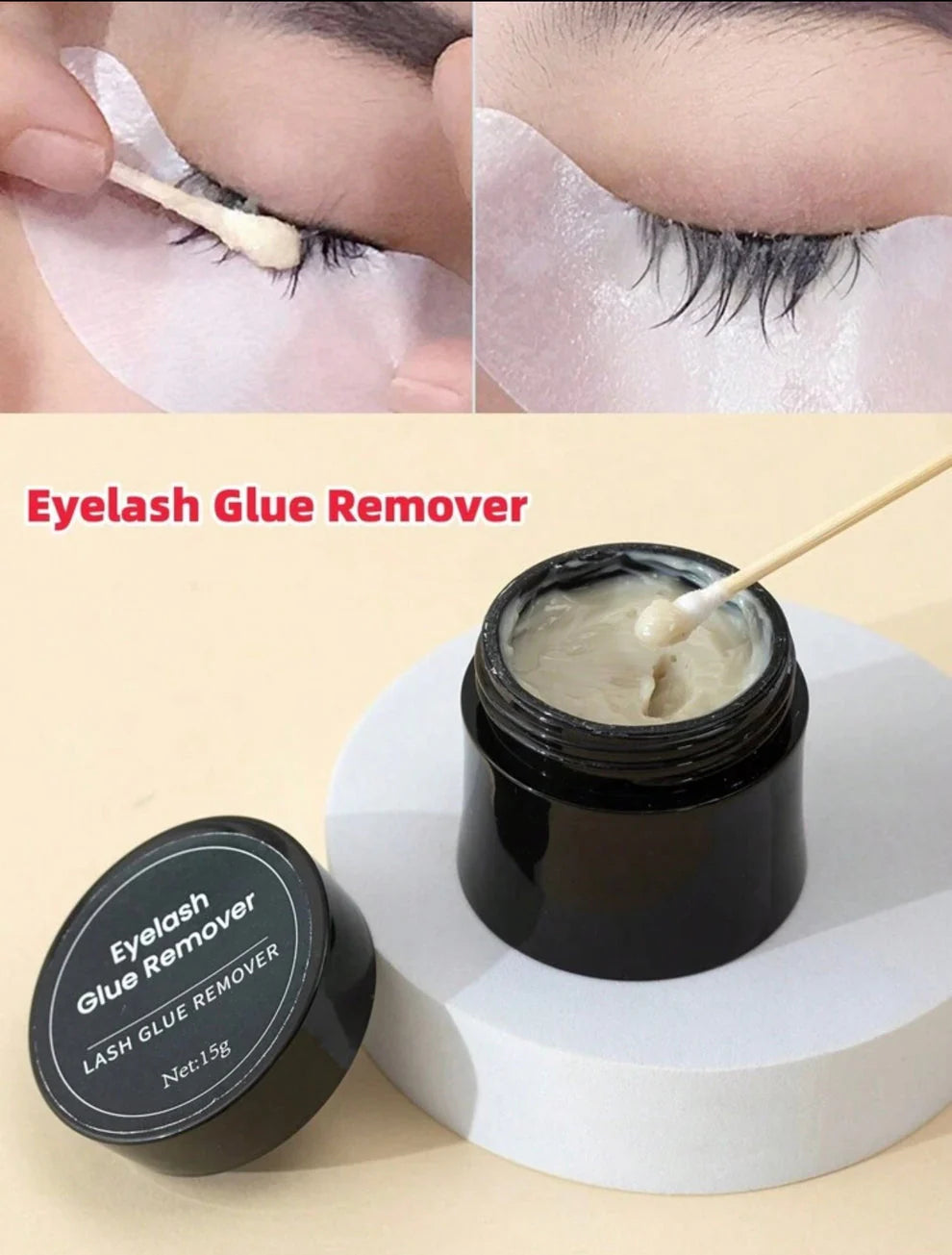 15mg High Grade Eyelash Glue Remover – Quick, Gentle & Pain-Free Lash Removal