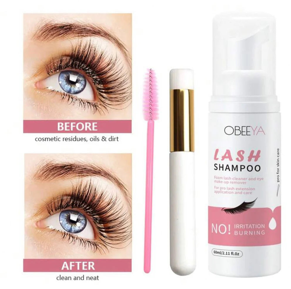 Gentle Lash Extension Cleaner – Deep Clean Lash Shampoo for Extensions