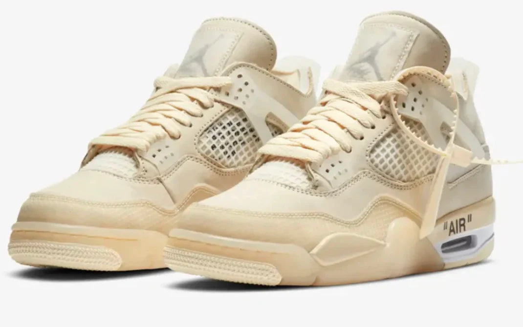 Nike Air Jordan 4 Retro x Off-White “Sail” – Limited Edition