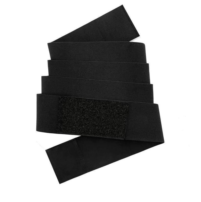 Waist bandage tummy trimmer | Adjustable Waist Trainer Bandage Wrap – Black